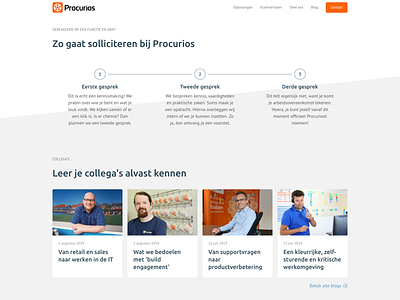 Werken bij Procurios cms colleagues css html procurios responsive vacancy vacature wijk bij duurstede