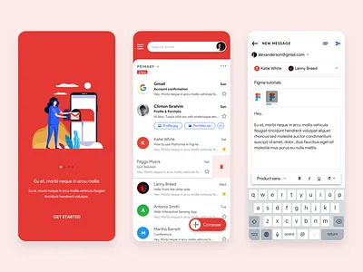 Gmail redesign attachments compose gmail list view mailbox primary mails search bar text editing tutorials