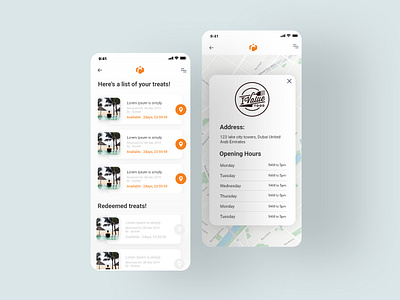 Treat App app app design apple design dribbble dubaidesigner latest design latestdesign logo mobile mobile app mobile app design mobile app development mobile application mobile apps mobile design mobile ui typography ui uidesign