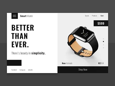 Smart Watch clean dark dark mode dark ui mexico smartwatch theme ui ui design ux ux design watch