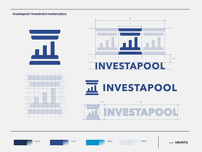 Investapool - Brand identity brand branding businesses color concept design designer designing finance graphic identity illustration inventory investapool investment logo logodesigner market place minimal vector