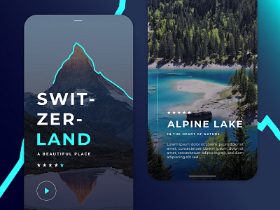 SwitzerLand Travel App Ui/Ux Project app app design app mobile dailyui design switzerland travel travel app ui ux