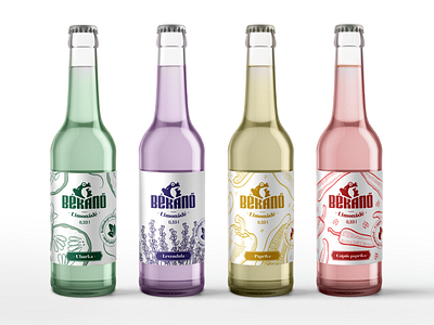 Békanő - Lemonade packaging beverage packaging beverages branding design drawing drink drinks engraved etching food frog graphic design hand drawn illustration lemonade package packaging packaging design soft drink