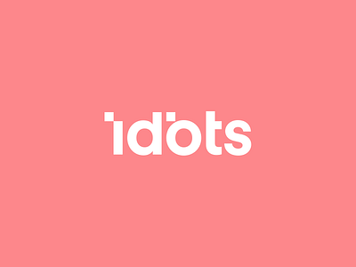 idiots band brand brand identity branding logo logo type movement music pink pixel symbol typedesign typeface wordmark wordmark logo