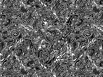 Zeshturi black and white cthulhu dark fantasy dark god dark gods dark magic deep sea digital eyes lovecraft mysterious mystery old god old gods pattern sea ground strange tentacle