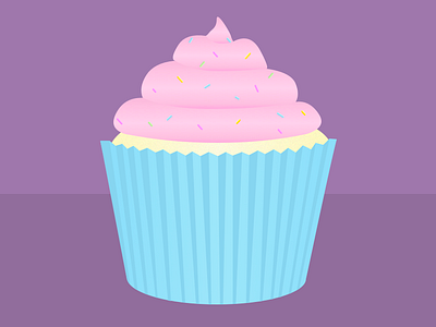 Cupcake Doodle cake cupcake cute design dessert fun illustration