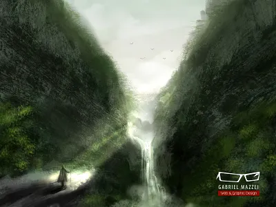 Some Place In The Forest art artist design designer digital art digital paint digital painting illustration illustrator painting