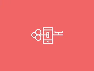 Key In benjamin branding icon illustration key logo mobile unlock