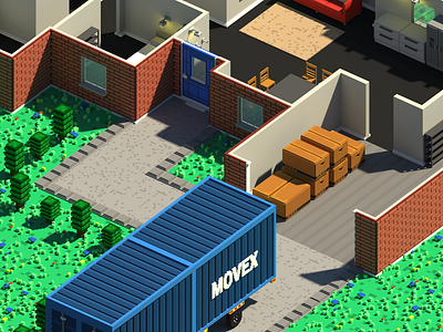 MovingOn Express Game Voxel Art game game art game design pixel pixel art unity voxel voxel art