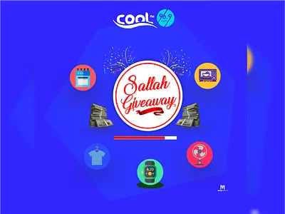 Happy Eid Kabir Cool Fm Creative animation app brand branding design icon identity illustration illustrator logo mockup typography ui vector