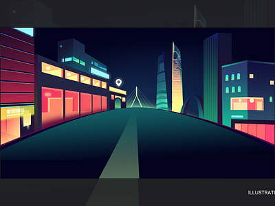 City of Night illustration