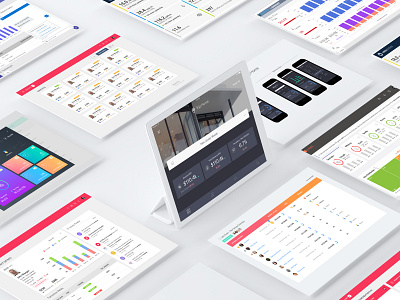 Power BI Dashboards - 2019 dashboard ui flat ui gamification microsoft powerbi ui design web design
