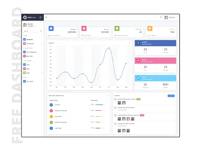 Free Guru Able Bootstrap Admin template admin dashboard admin panel admin template app bootstrap 4 bootstrap 4 admin template bootstrap admin template branding creative admin dashboard creative admin template dashboard design free logo minimal ui ux vector web website