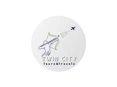 TWIN CITY branding business logo business logo design clean design identity illustrator immigration logo logo design logoclub logoconcept logodesign logos logotype minimal travel trvel logo vector