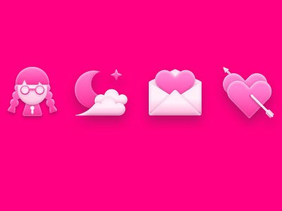 Valentine S Day icon illustration ui