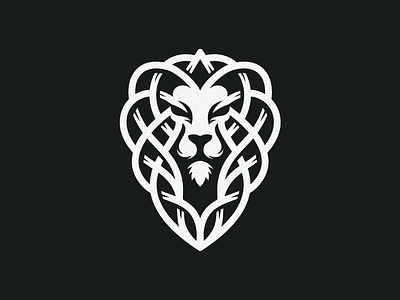 Lion animal armor brand design icon king lion logo logotype monogram vector