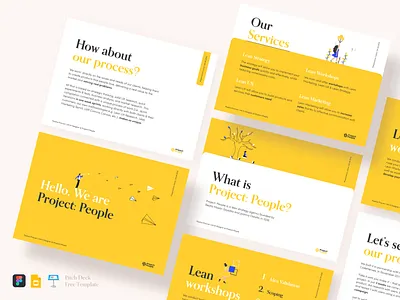 Pitch deck free template business deck design gslides idea deck illustration investor keynote keynote presentation pitch pitch deck pitch deck design pitchdeck presentation project startup deck template ui vector