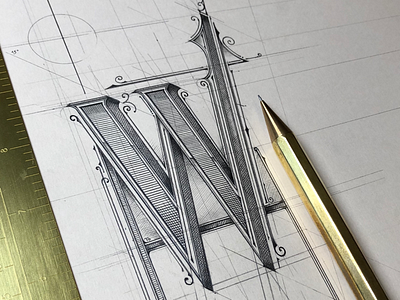 Lettering | wip✏️☕️ handlettering lettering pencil poster sketch szkic warsaw warszawa