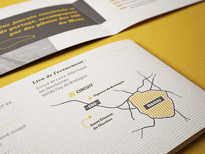 Racing invitation card
