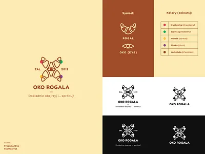 Oko Rogala (bakery) bakery baking bread eye logo logo design rogal