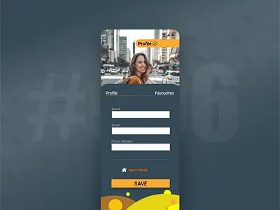 Profile Page Design adobe app challenge illustration service ui vector xd