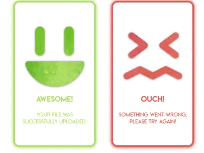 ¡Flash Message - DailyUI - DIA 11! android android app app branding clean daily ui dailyui design flash message icon illustration illustrator ios lettering minimal mobile typography ui ux vector