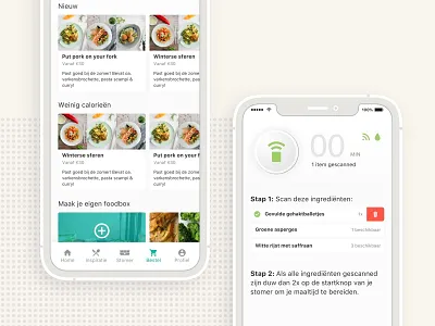 Mealhero application ui