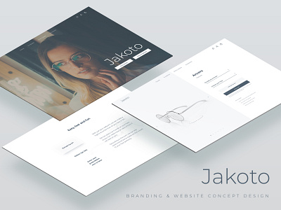 Jakoto - Branding & Website Concept Design amsterdam behance branding commerce cloud design illustrator photoshop sketch ui ux webdesign