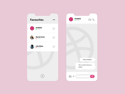 Hello Dribbble! hellodribbble mobile app mobiledesign uidesign uiux