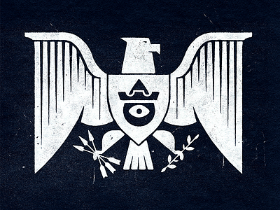 Eagle Mark badge brand branding eagle eagles eye heraldry icon icons illustration logo logos mark seal shield shields