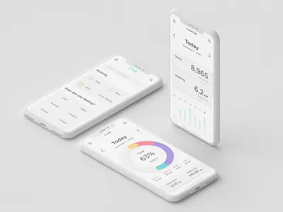 Care App exercise health healthcare mobile mobile app mobile ui promo sleep ui