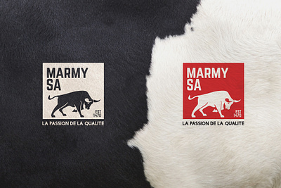 Marmy sa logo animals logo brand branding butcher butcher logo design draw illistration logo logos ox vector