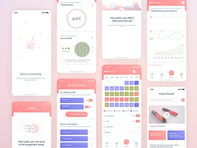 Myloly natrual contraception app - full version alarm app birth control calendar calendar app connected device contraception iot lip stick menstrual menstrual cycle music ovulation tips