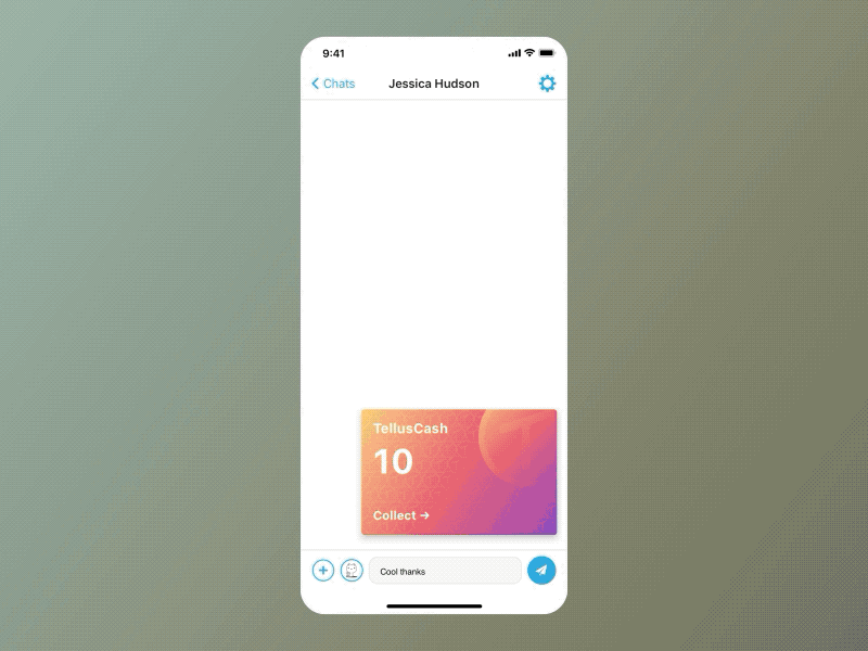 TellusCash Collection animation app article card cash collection design gradient interaction interface iphone x mobile money product realestate ui