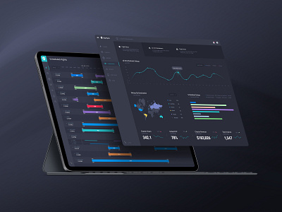 Flight Management Saas Dashboard dashboard design dashboard ui saas app saas design ui