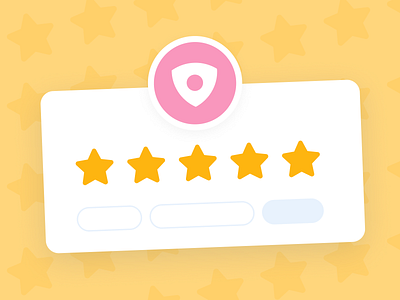 Rate the service - Blog Artwork app artwork blog card chile design flat neighbors post profile rate rated rating simple social sosafe star stars startup ui