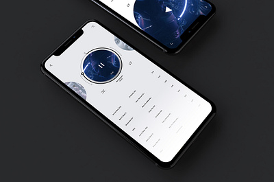 Music Player app apple music clean ui concept design iconography interactive ios minimal mordern music player ui uidesign uiux ux