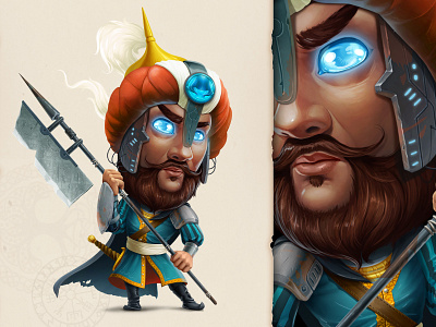 Warrior | LFG art cartoon character concept drawing game illustration warrior