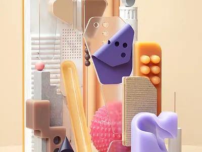 Breathing Space 3d adobe cinema4d composition design illustration octane