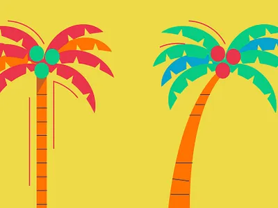Qapital Palm Tree illustration nature palmtree summer