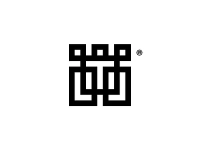 T + Castle castle design icon letter logo logotype minimal minimalism minimalistic monogram symbol t