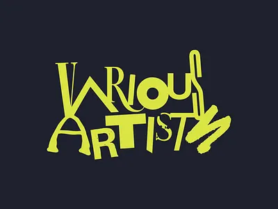 Various Artists branding identity illustration logo metal punk