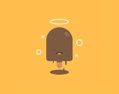 Ice Cream Character character flat flat design ice cream illustration