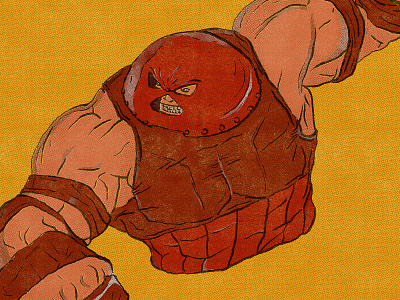 Juggernaut by hand comic art comics illustration illustrator minimal photoshop art simple vintage wacom intuos