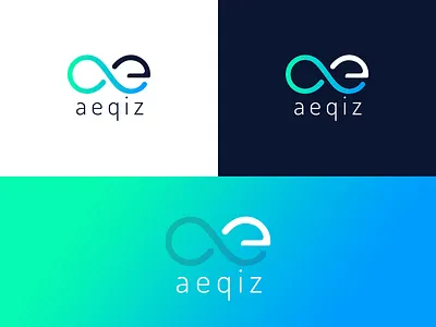 aeqiz logo design concept 2 app clean colors concept conceptual design gradient hello dribbble illustration interaction interface logo logo design logotype quiz rebound sarvottam ui uiux vibrant colors