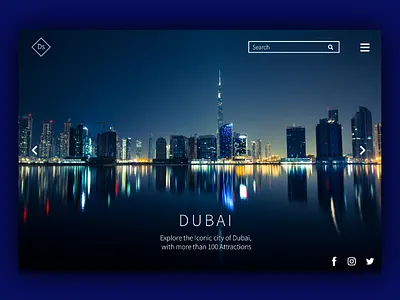 Tourism Page web ui ux design tourism webpage