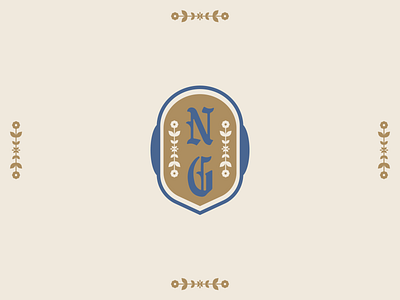 Badge - Still Not Good badge badge design blackletter brand brand design branding floral logo