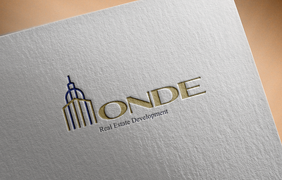 Free Logo Mockup PSD on Textured paper