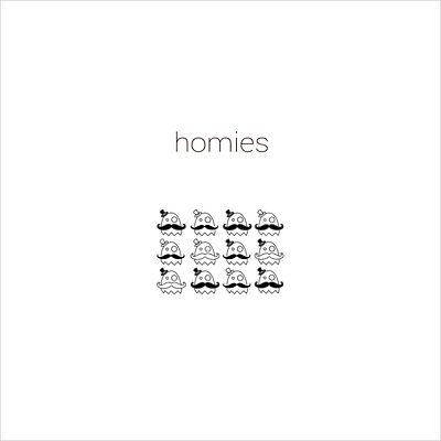 Homies app design icon illustration logo