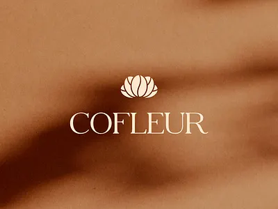 Cofleur - Coffee & Flower Shop branding coffee coffee beans flower logo logomark logotype minimal minimalist logo serif wordmark